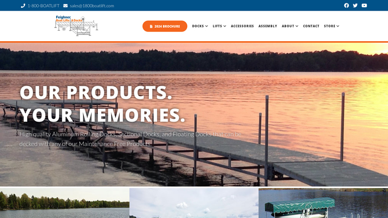 Feighner Boat Lifts & Docks | Michigan Docks, Lifts & Parts