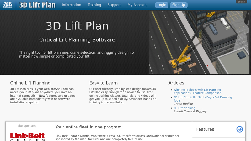 Image of 3D Lift Plan