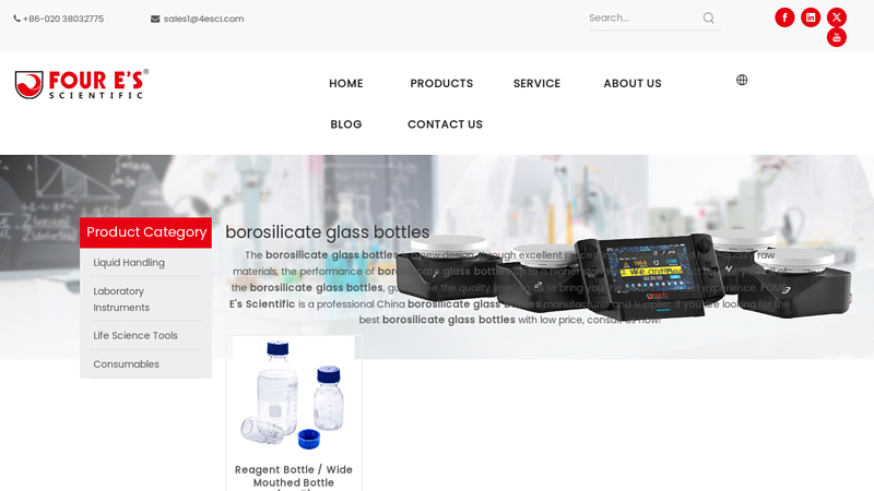 Image of China borosilicate glass bottles manufacturers, borosilicate glass ...