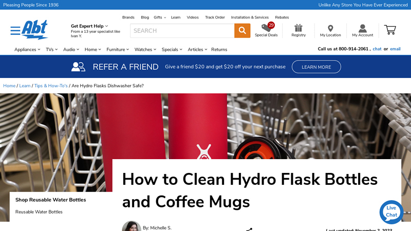 Image of Are Hydro Flasks Dishwasher Safe? | Abt