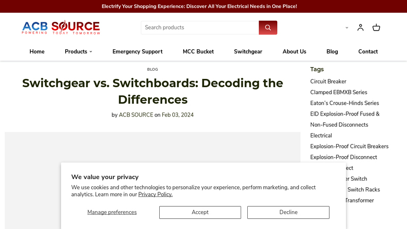 Image of Switchgear vs. Switchboards: Decoding the Differences