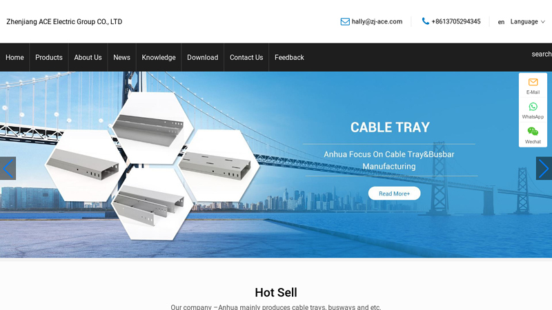 Image of China Cable Tray, Cable Tray Accessories, Busbar Suppliers ...