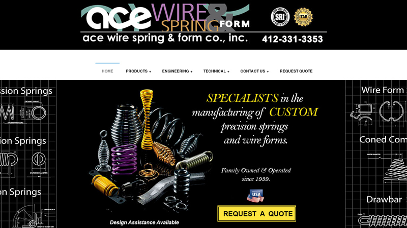 Custom Springs - Precision Spring Manufacturer - Ace