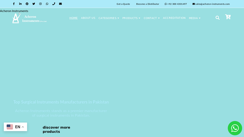 Surgical Instruments Manufacturers in Pakistan | Acheron Instruments