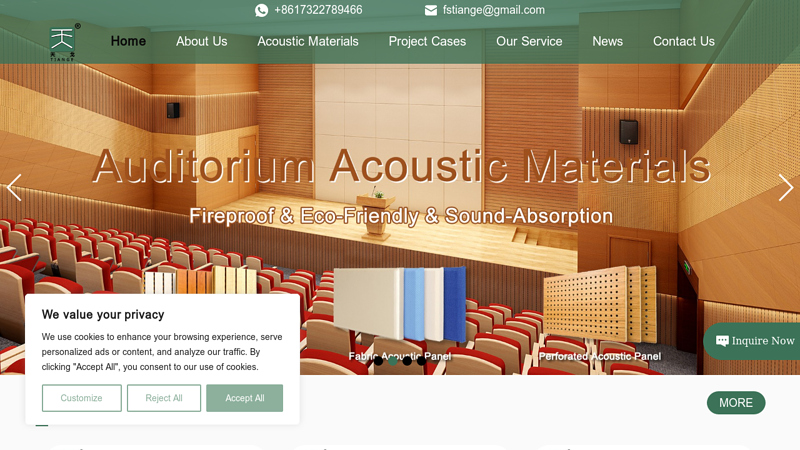 Image of Acoustic Panels, Soundproof Panels, Acoustical Materials | TianGe Acoustic