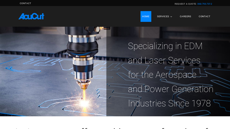 Acucut: EDM and Laser Services for Aerospace