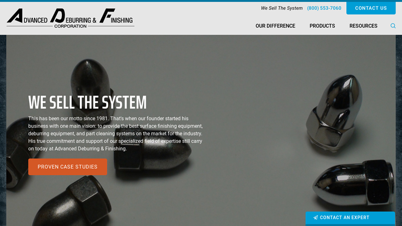 Image of Advanced Deburring & Finishing | Metal Finishing Systems