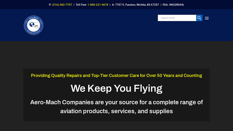 High-Quality Aircraft Parts and Services | Aero-Mach