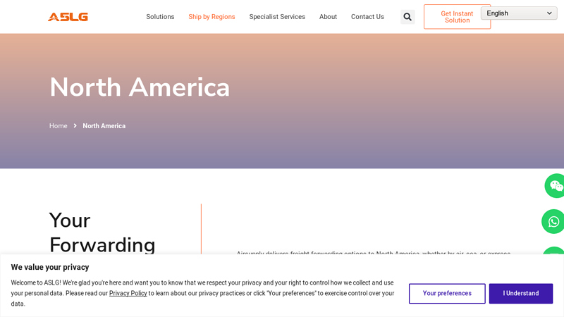 Image of North America Freight Forwarding Experts
