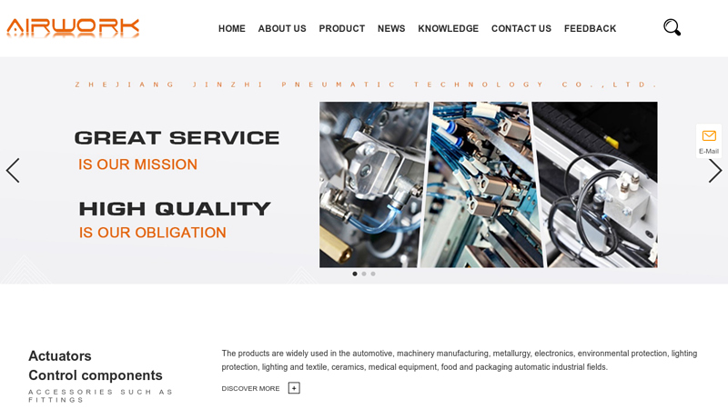 Image of China Pneumatic Fittings, Pneumatic Cylinder Manufacturers, Suppliers ...