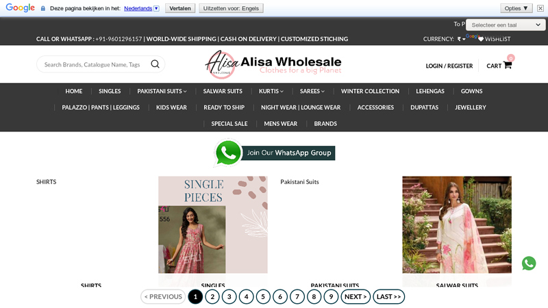 Wholesale Women Clothing & Ladies Dress Online In India | Alisawholesale