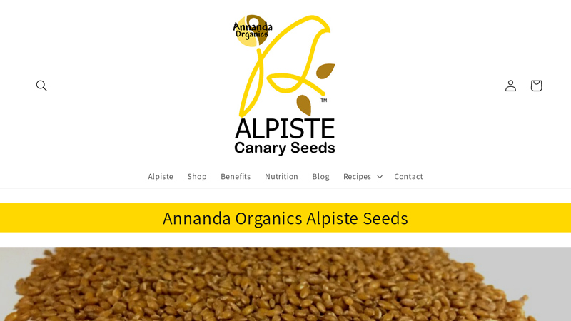 Annanda Organics Alpiste Seeds Canary Seed for Humans