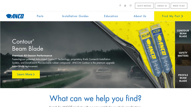 Anco? | The Best Windshield Wiper Blade Replacement Windshield Wiper Blades | ANCO Wiper Blades