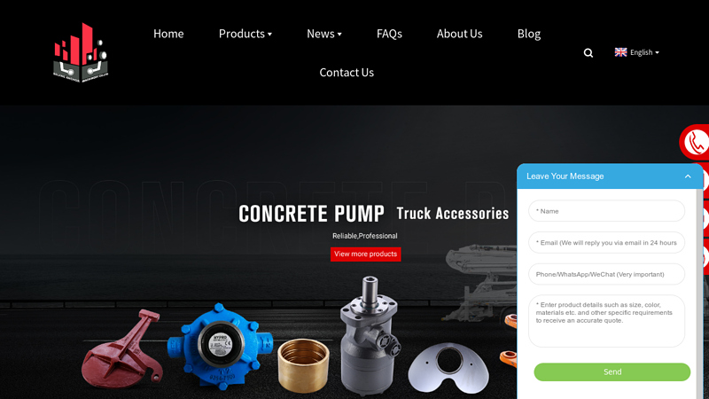 Image of China Hydraulic Concrete Pump Factory and Suppliers