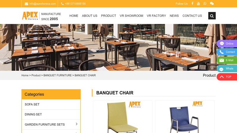 Image of China Banquet Chair Manufacturers, Suppliers
