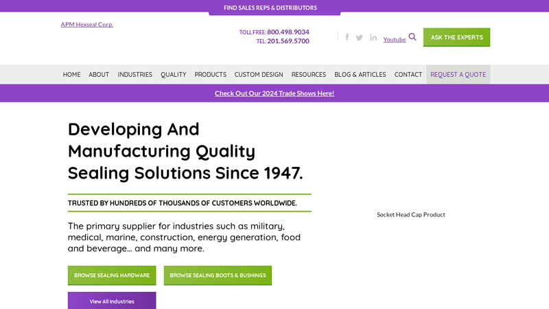 The Sealing Specialists | APM Hexseal Corporation