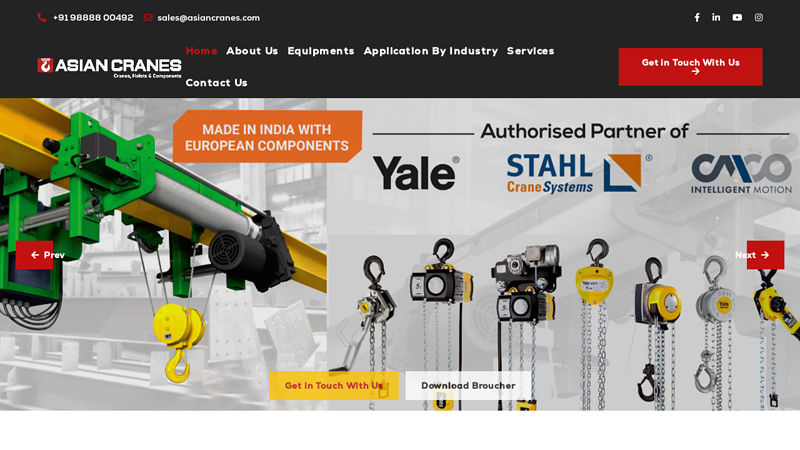 Image of Cranes Manufacturers, Suppliers, Dealers, Exporters, In India