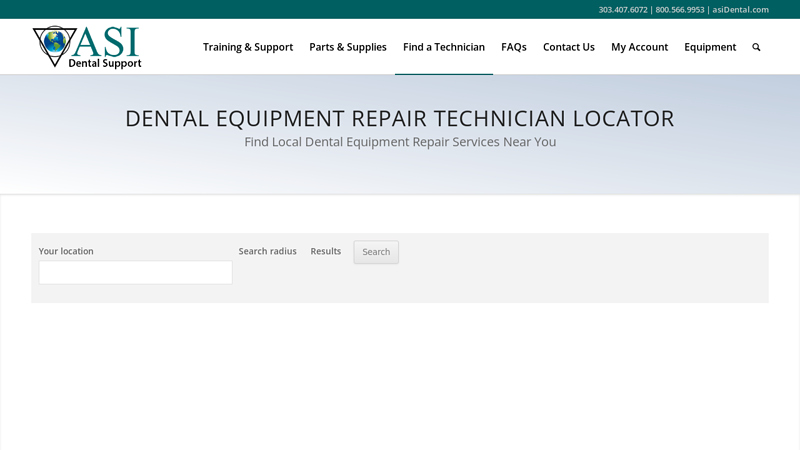 Image of Dental Equipment Repair Technician Locator