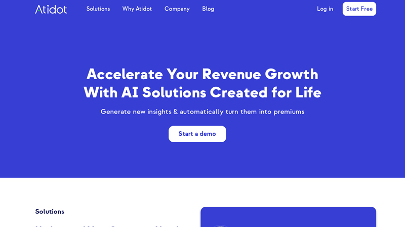 Revolutionizing Life Insurance: Atidot AI Solutions