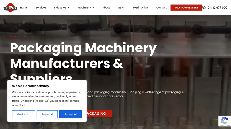 Packaging Machinery Manufacturers And Suppliers | Autopack