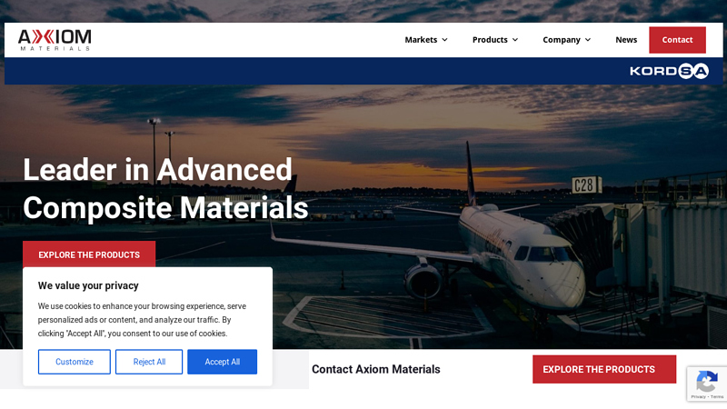 Advanced Composite Materials Manufacturer | AXIOM Materials