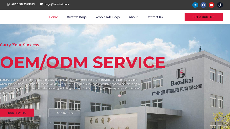 Image of Wholesale & Custom Bags: Your Bag Manufacturer Partner | Baosikai Bags