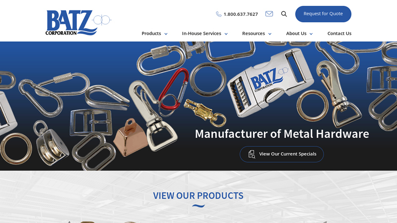 Manufacturer of Metal Hardware | Batz Corporation