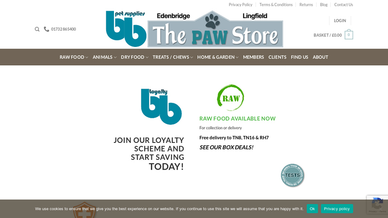 Pet Supplies & Pet Food in Kent | BB Pet Supplies