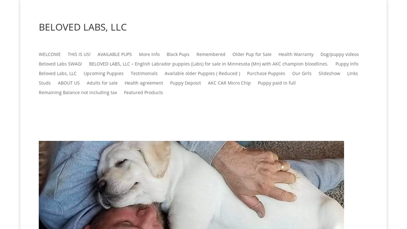 WELCOME - Beloved Labs, LLC