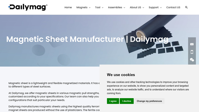 Image of Magnetic Sheet Manufacturer in China- Dailymag