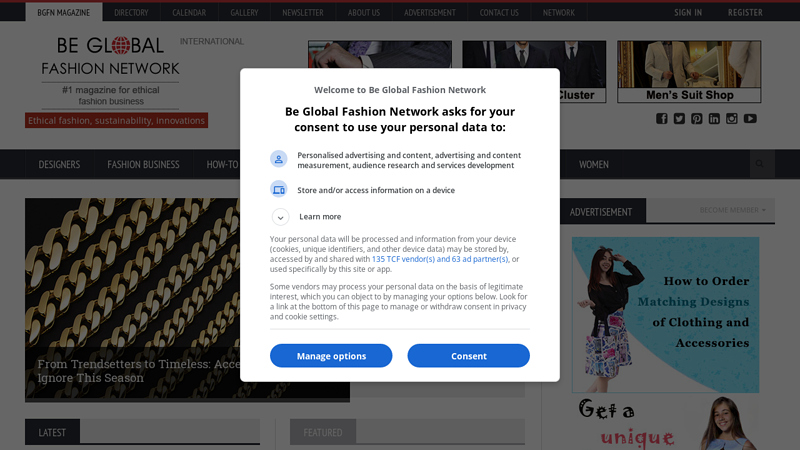 Sustainable fashion business magazine | Be Global Fashion Network