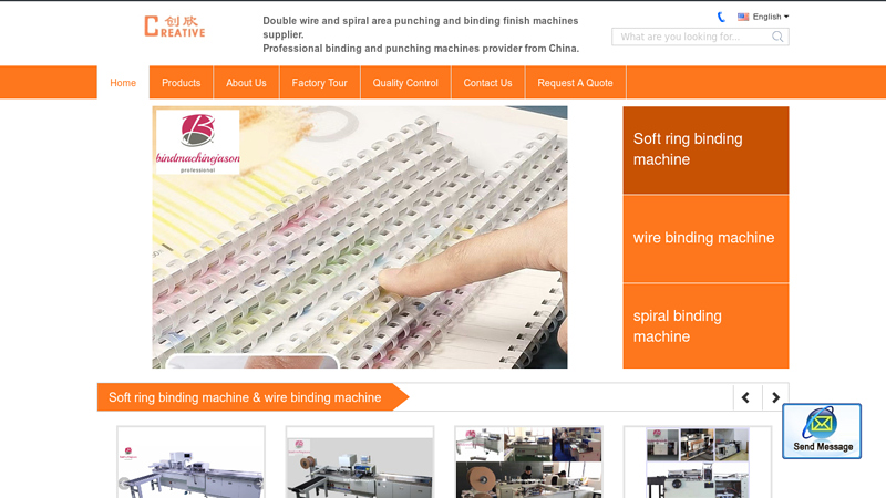 Image of Quality Soft ring binding machine & wire binding machine Manufacturer