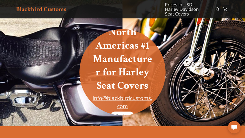Harley Davidson Seat Cover - Blackbird Customs