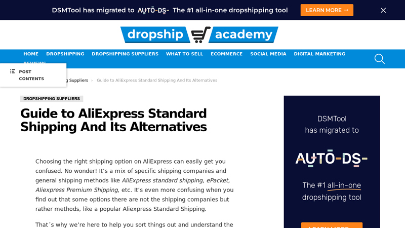 Image of Guide to AliExpress Standard Shipping And Its Alternatives