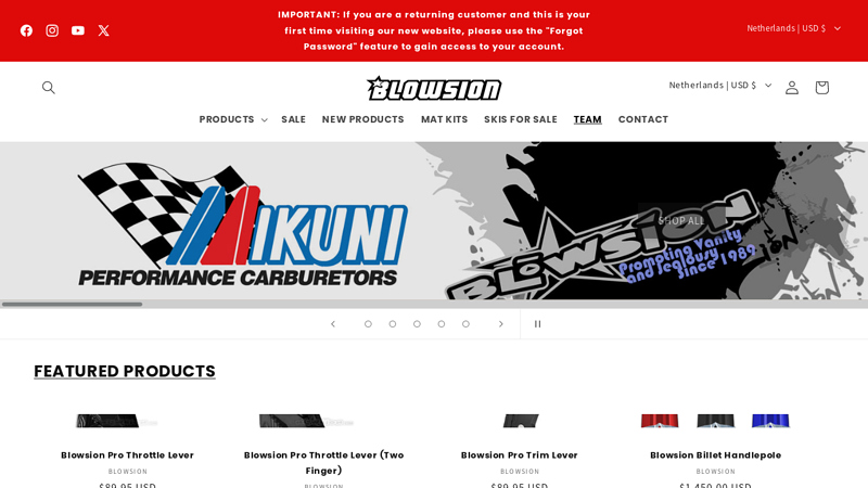Blowsion | Jet Ski Parts & Accessories