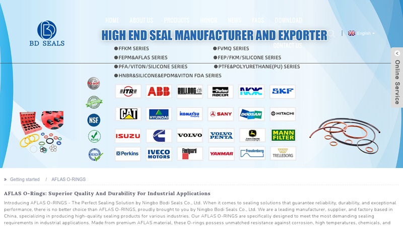 Image of China Fkm Orings Manufacturers and Suppliers, Factory | BD SEALS
