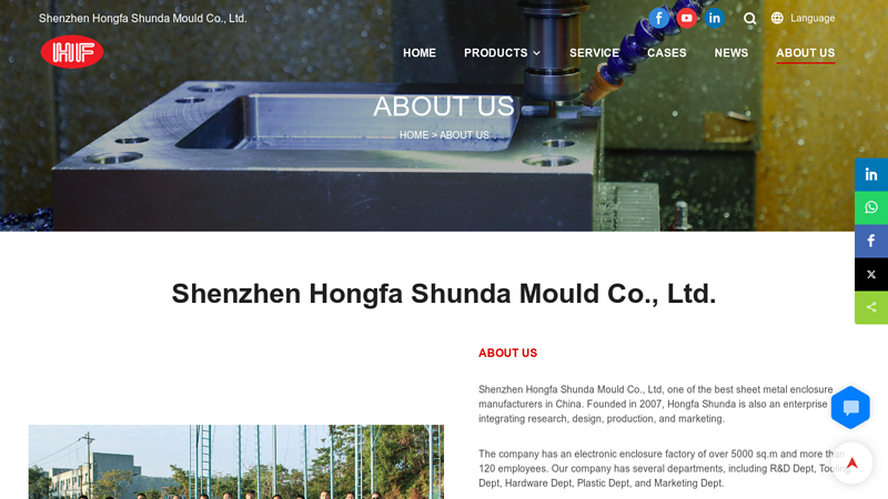 Image of Best Sheet Metal Enclosure Manufacturers | Hongfa Shunda