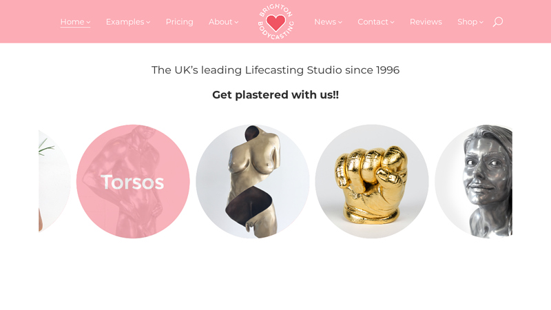 Sculptures Made From a Cast of Your Body - Brighton Body Casting