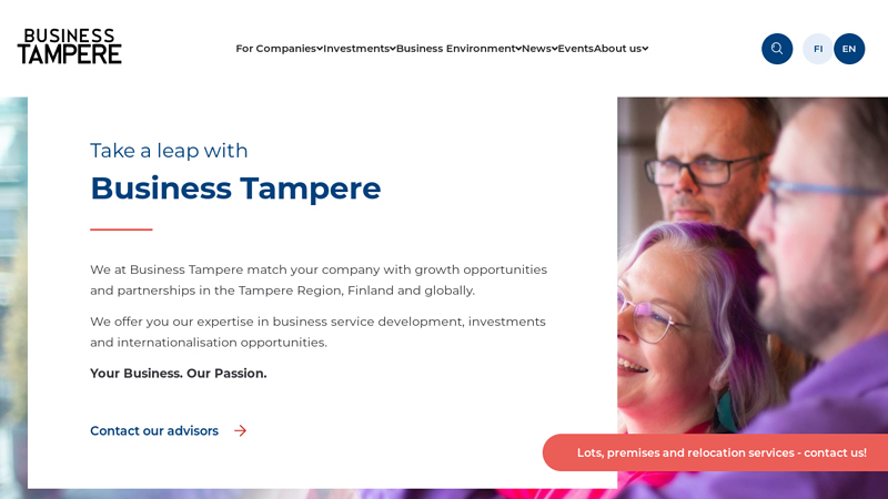 Homepage - Business Tampere Magazine