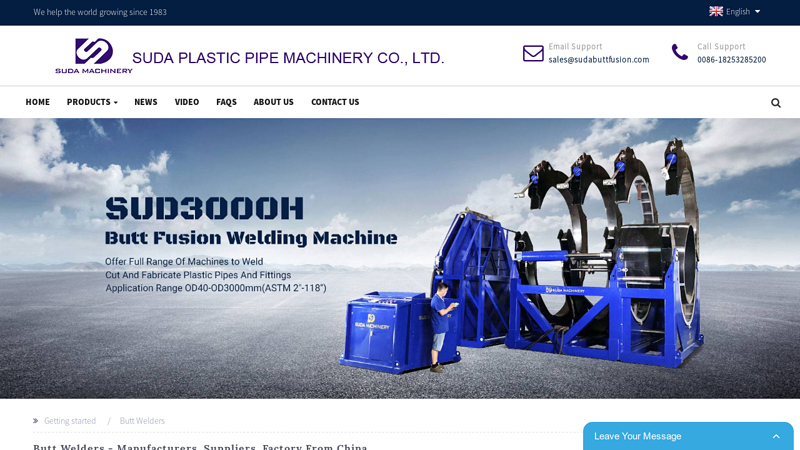 Image of China Butt Welders Manufacturers and Factory, Suppliers | Suda