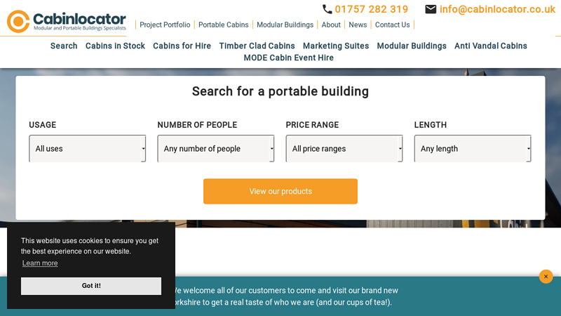 Portable Cabins & Modular Buildings for Sale, Hire or Finance | Cabinlocator