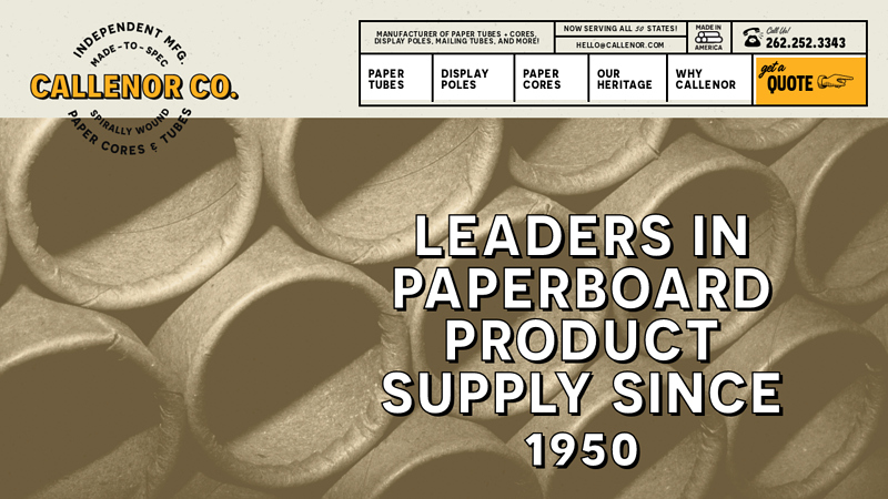 Leaders in paperboard product supply since 1950 | Callenor - The Midwest