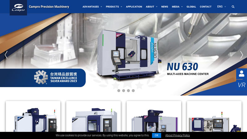 CNC machine tools, machining center, precision latheCAMPRO Precision Machinery