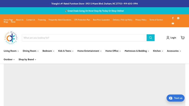 Capital Discount Furniture | #1 Furniture store in Durham, NC