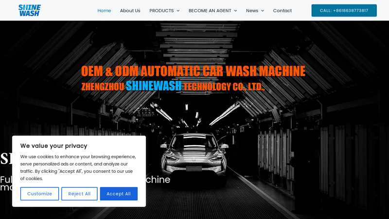 Full Automatic Car Wash Machine Factory-SHINEWASH