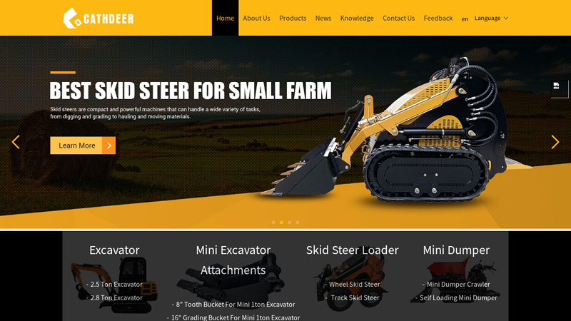 Image of China Excavator, Skid Steer Loader, Mini Dumper Manufacturers, Factory ...