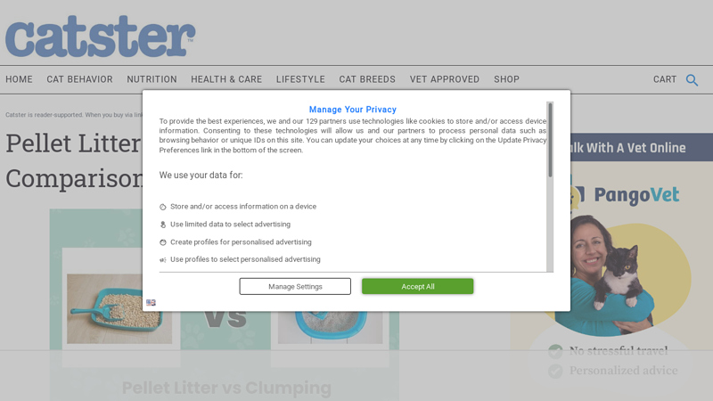 Image of Pellet Litter vs Clumping: Our 2024 Comparison, Pros & Cons