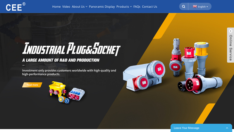 Image of China Industrial Socket Manufacturer and Product, Factory | CEE
