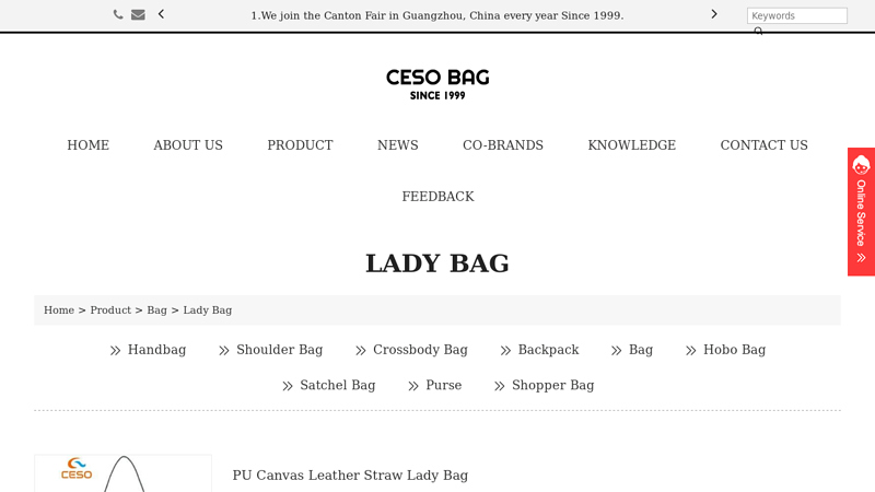 Image of China Lady Bag Manufacturers, Suppliers, Factory