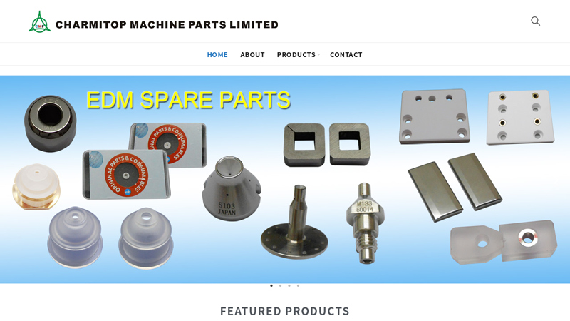 CHARMITOP MACHINE PARTS LIMITED C Wire-cut EDM Spare Parts Wire guide Brass wire Filter Resin Jig Vise Whole Sales